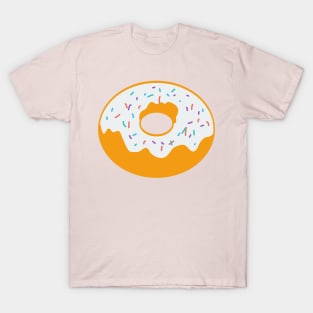 White Frosting Vanilla Donut With Sprinkles T-Shirt